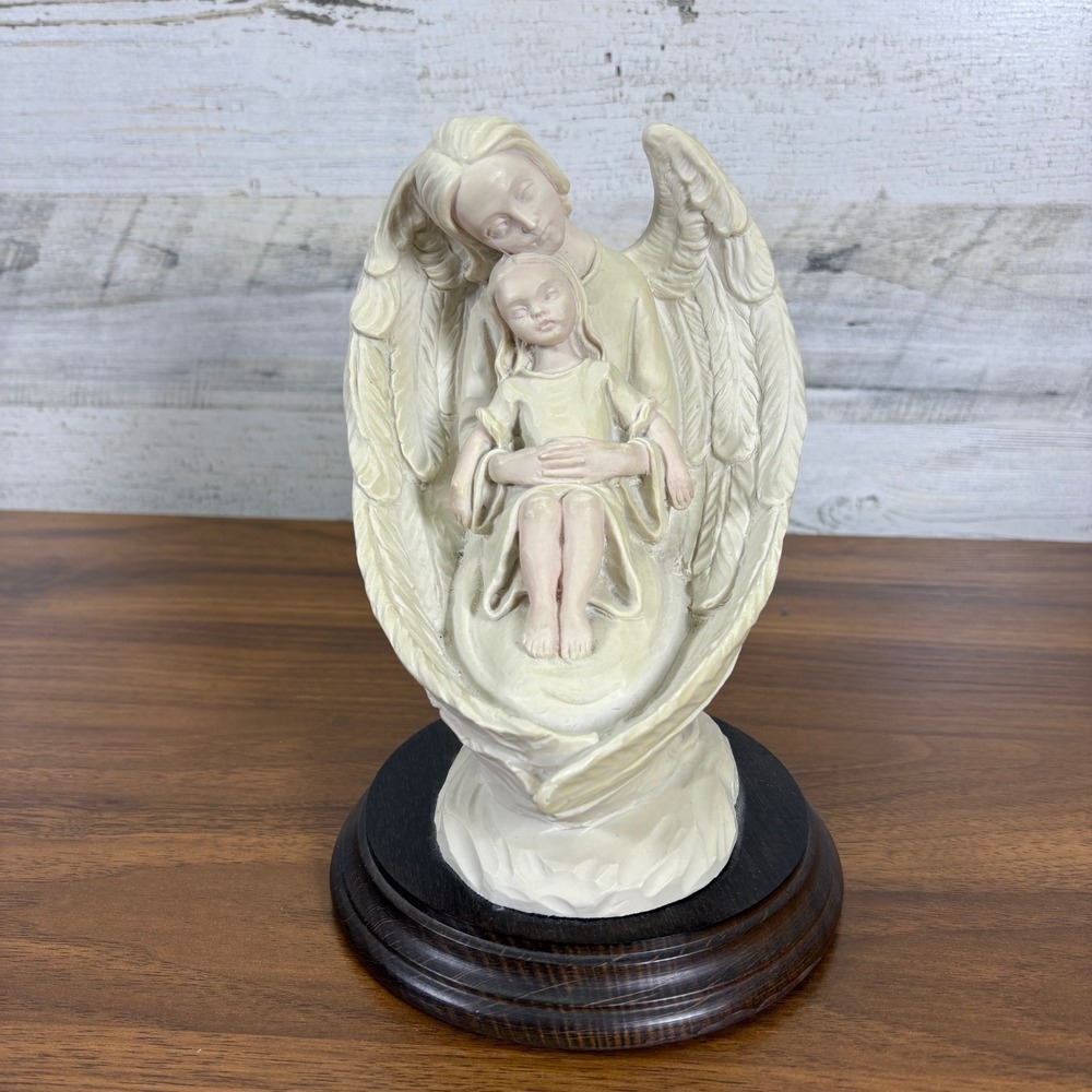 Giuseppe Armani‎ Capodimonte Statue Guardian Angel 9"